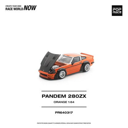 (PRE-ORDER 2026) POPRACE 1:64 PANDEM 280ZX Orange PR640317