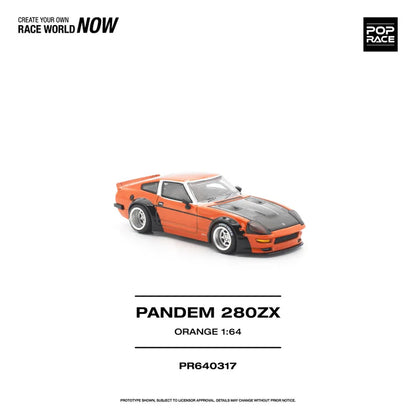 (PRE-ORDER 2026) POPRACE 1:64 PANDEM 280ZX Orange PR640317