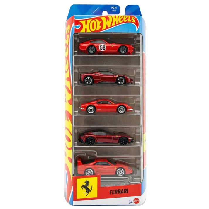 PRE-ORDER 2026) Hot Wheels Mainline 1:64 5 Pack Ferrari 2026
