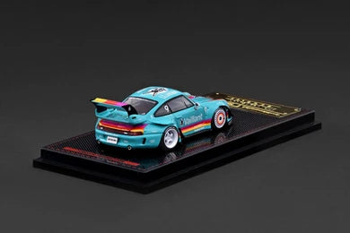 Ignition Model 1:64 RWB Porsche 993 Vaillant – Vert – CDX Exclusive – Boîte Acrylique IG4142