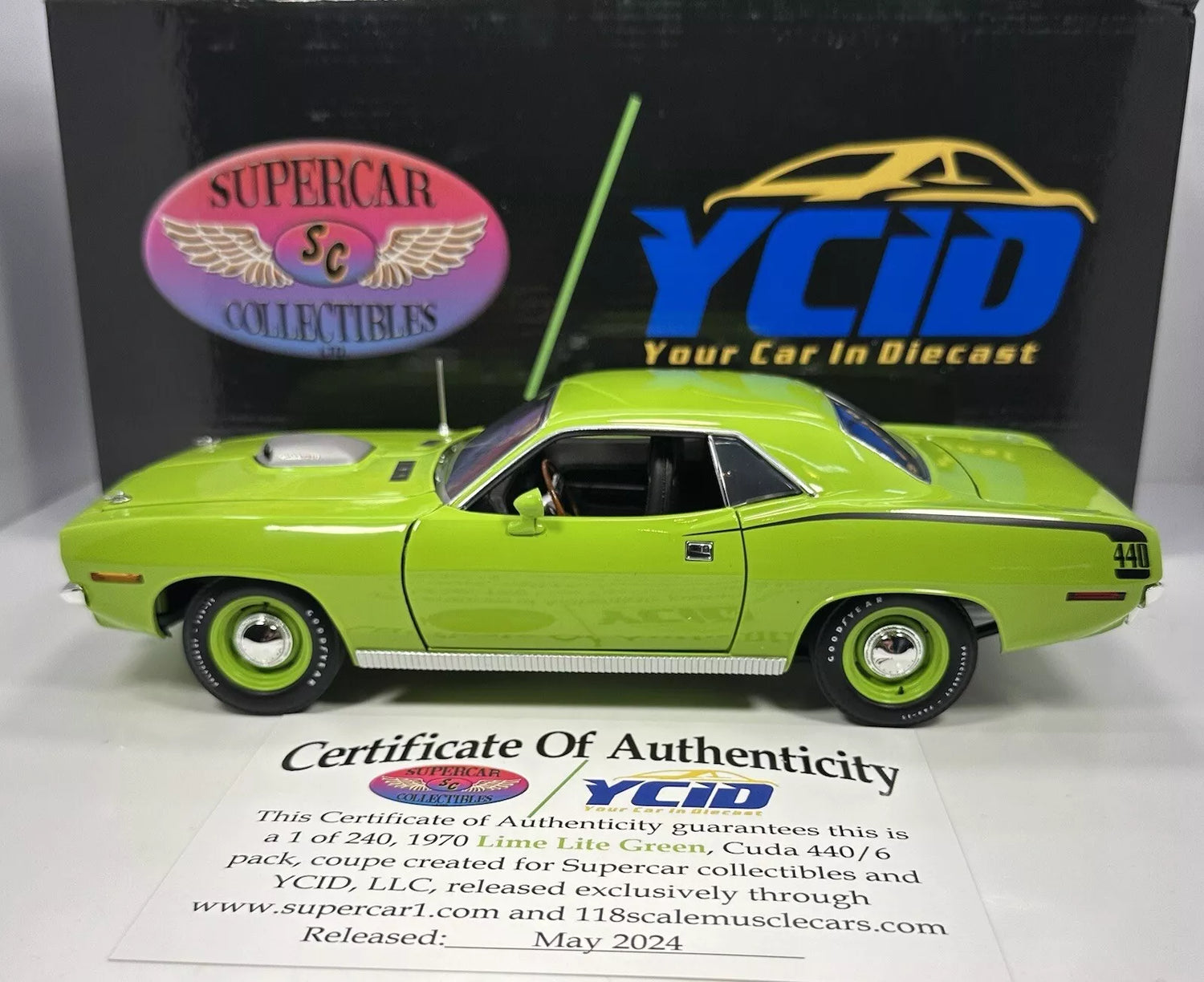 1970 Plymouth Cuda 440-6, Coupe (Limitée à 240 unités seulement-Limited to 240 units only)