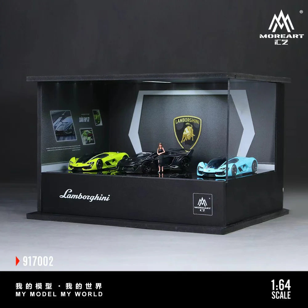 Lamborghini Turntable Showroom – Scène lumineuse 1:64 MoreArt MO917002