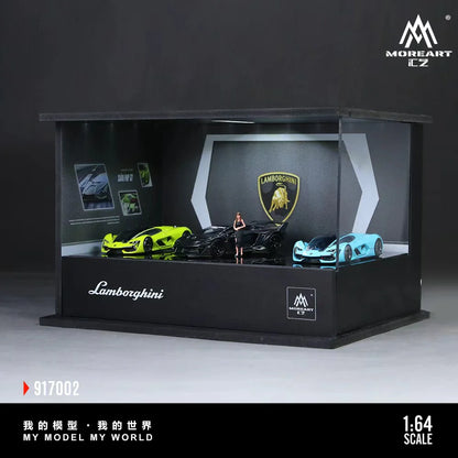 Lamborghini Turntable Showroom – Scène lumineuse 1:64 MoreArt MO917002
