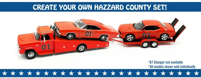 (PRE-ORDER 2027) GMP The Dukes of Hazzard “The General” Tandem Car Trailer 1:18 G1800175