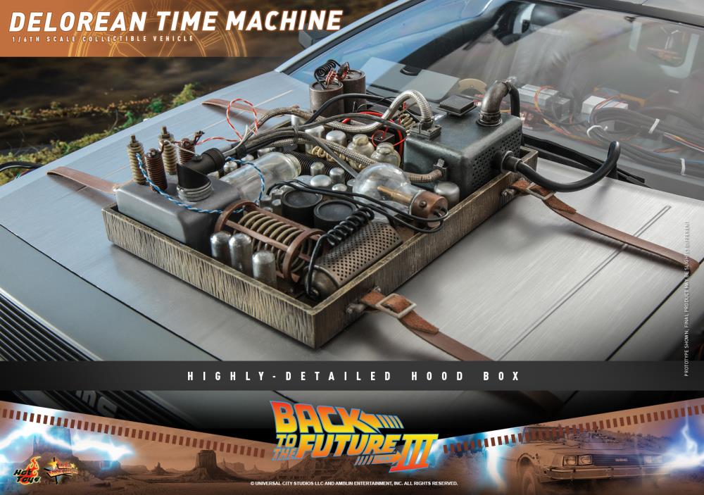 Back to the Future Part III DeLorean Time Machine 1/6th Scale