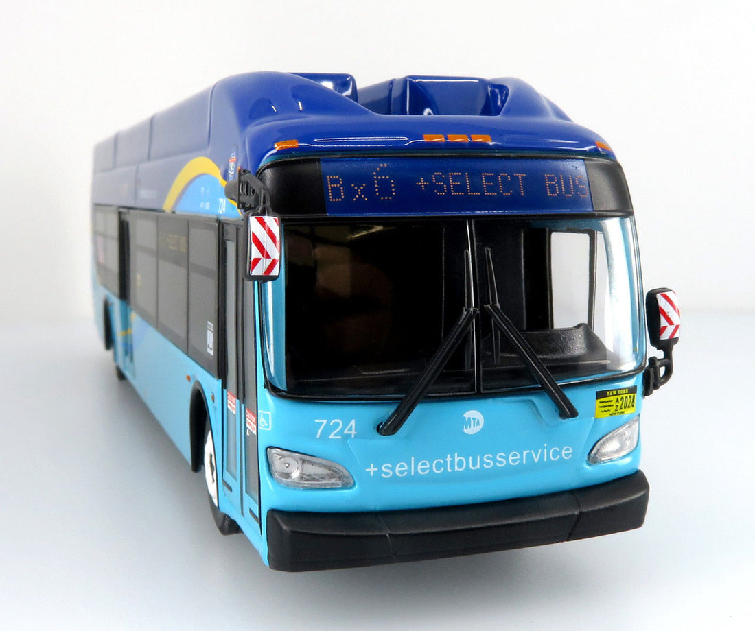 New Flyer Xcelsior XN40 Transit Bus MTA NYC Transit Select Bus (1/64 Scale)