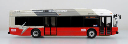 Nova LFSE Transit Bus-Electric Muni, San Francisco California