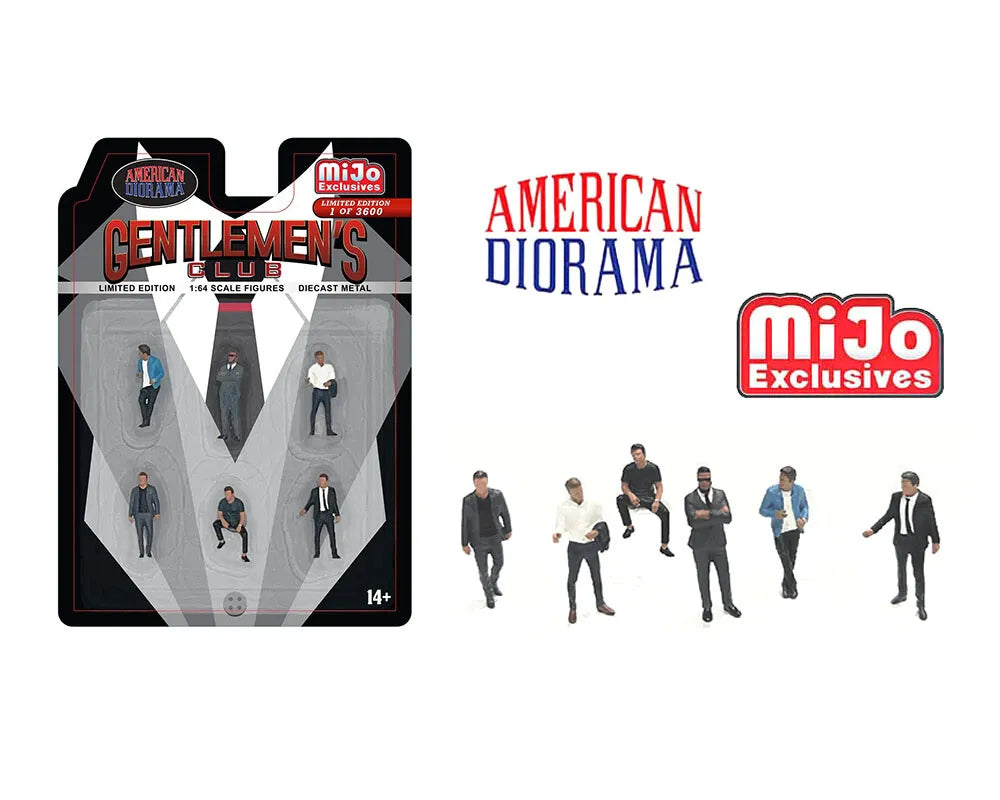 Gentlemen’s Club Figurine Figure Set 1/64