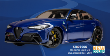 SOLIDO - 2022 Alfa Romeo Giulia GTA - (Blue with Carbon Top)