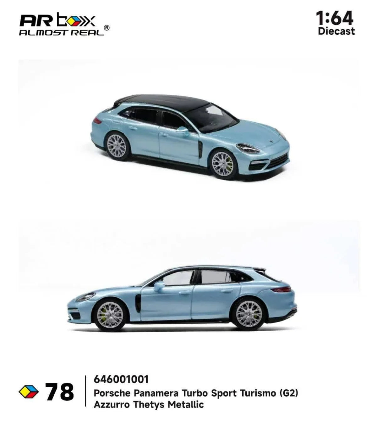 (PRE-ORDER 2027) Almost Real 1:64 Porsche Panamera Turbo Sport Turismo (G2) 