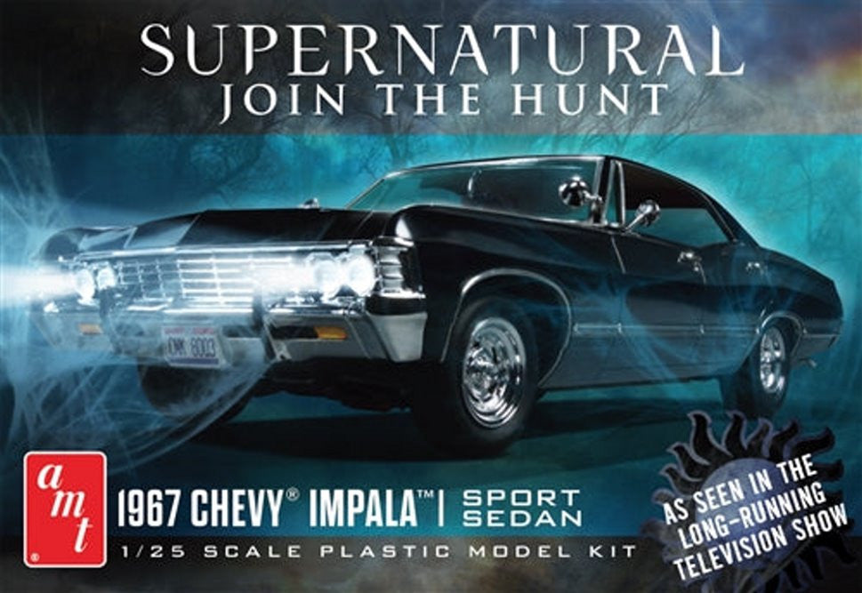 Chevrolet Impala 1967 Supernatural – Ensemble de modèle réduit AMT 1:25 – AMT1124M