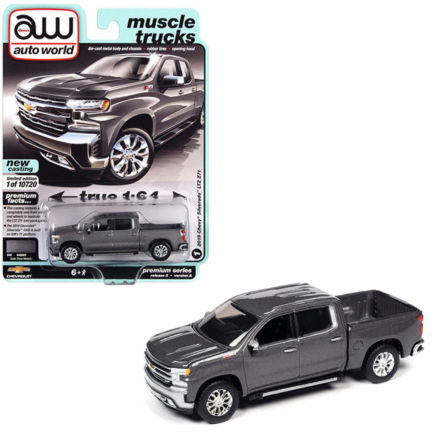 2019 Chevrolet Silverado LTZ Z71 (Satin Steel Metallic)