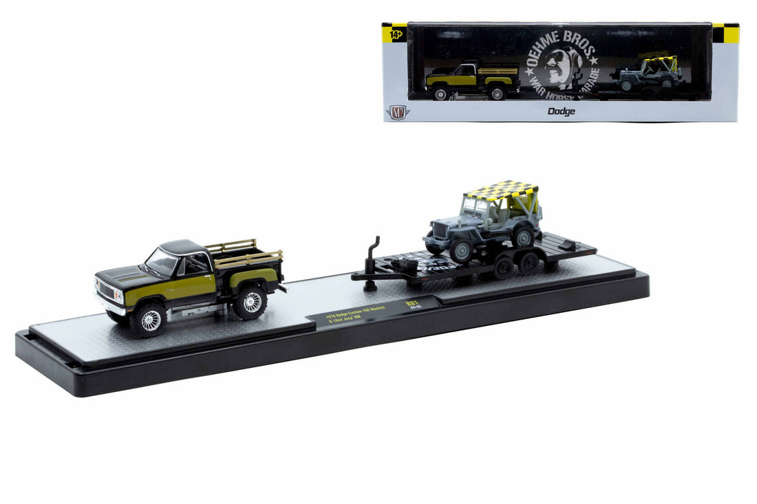1978 Dodge Custom 100 Warlock &amp; 1944 Jeep MB