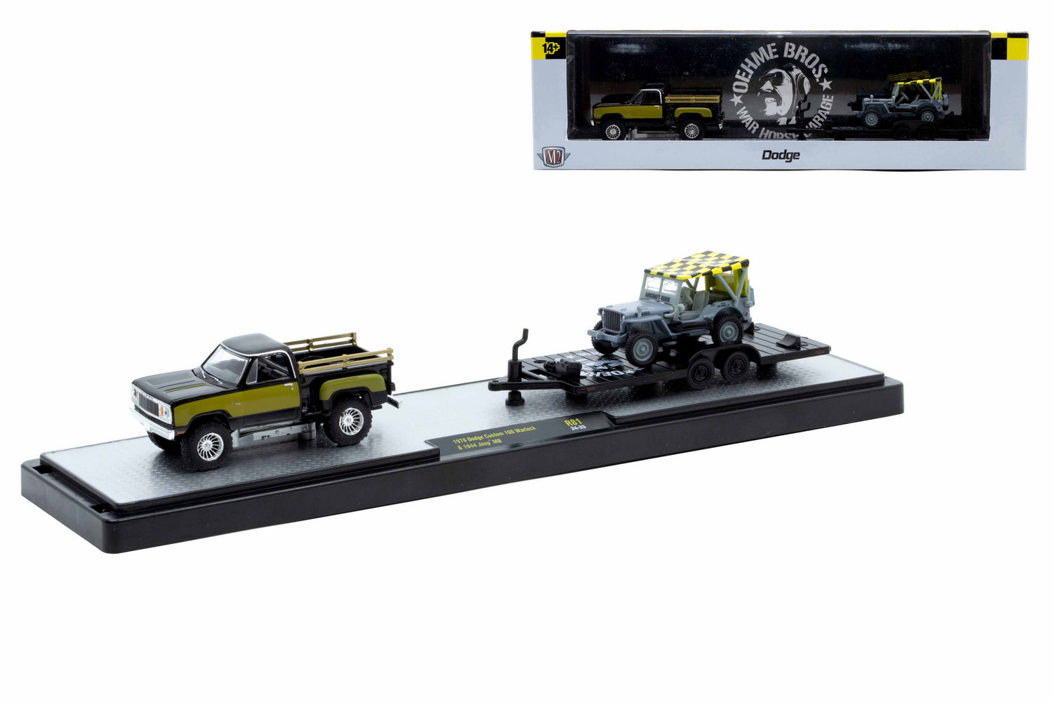 1978 Dodge Custom 100 Warlock &amp; 1944 Jeep MB