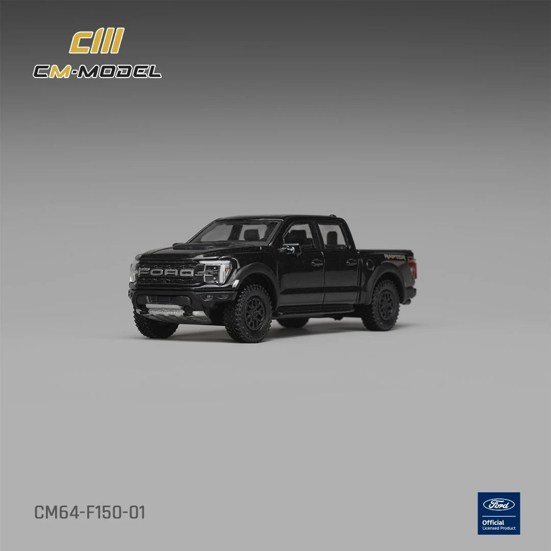 (PRE-ORDER 2026/2027) CM Model 1:64 Ford F-150 Raptor – Agate Black – Mijo Exclusives Limited Edition CM64-F150-01MJ