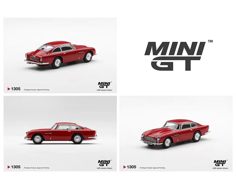 (PRE-ORDER 2026) Mini GT 1:64 Aston Martin DB5 Fiesta Red – Limited Edition (MGT01305-BL)