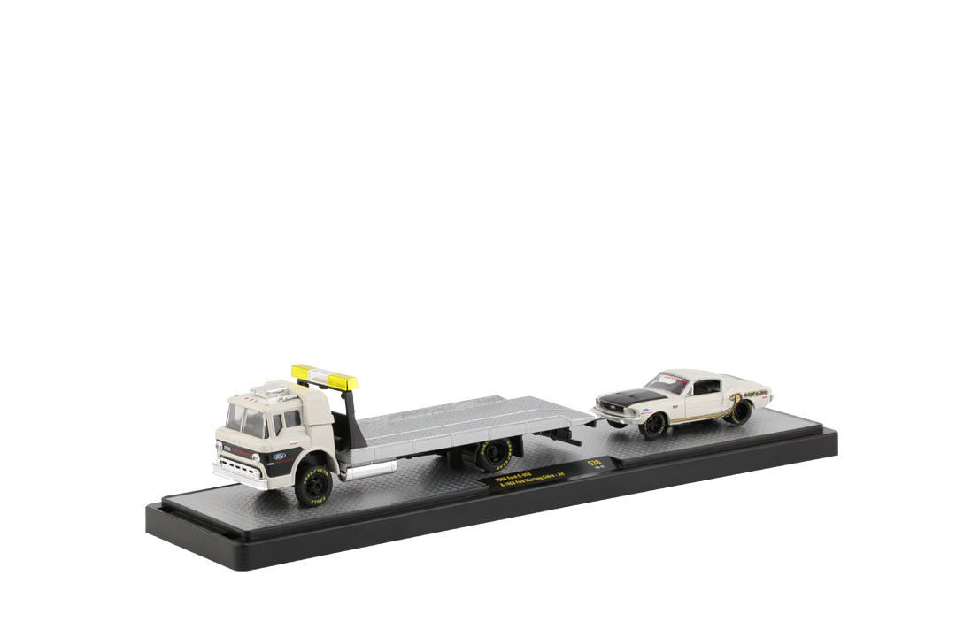 *** Read note*** Walmart Exclusive 1966 Ford C-950 &amp; 1968 Ford Mustang Cobra Jet (36000-S36A) - M2 Machines Auto-Haulers Walmart Release S36