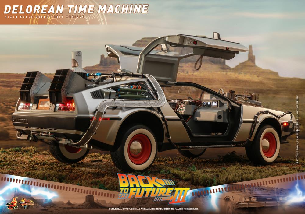 Back to the Future Part III DeLorean Time Machine 1/6th Scale
