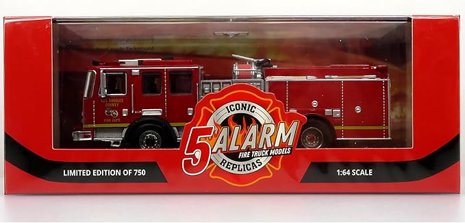 KME Predator Fire Engine Los Angeles County Fire Department 1:64 (Fire Truck) (Limitée 750 mrc)
