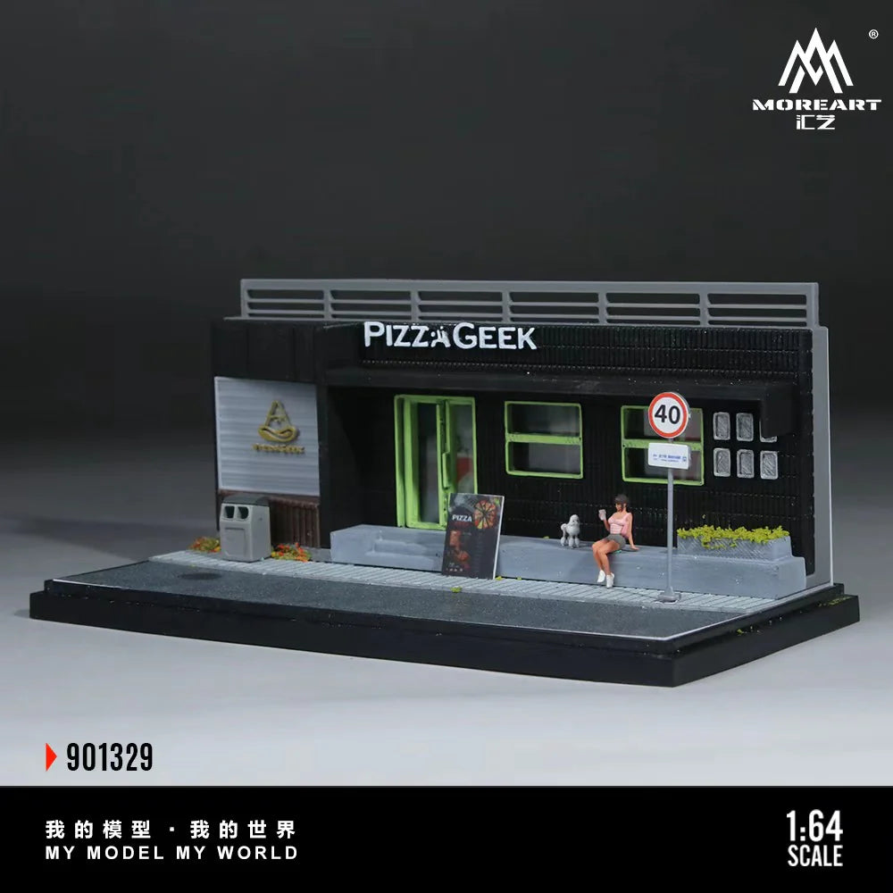 MoreArt Scène de Pizzeria 1:64 MO901329