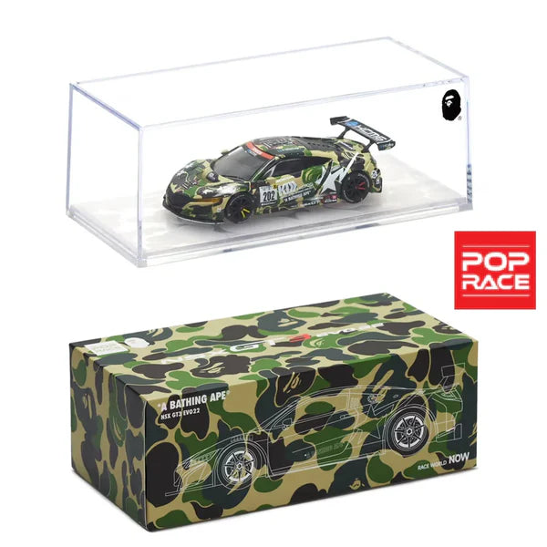 POPRACE 1/64, BAPE®︎ x POPRACE 1/64 HONDA NSX GT3 EVO22BAPE