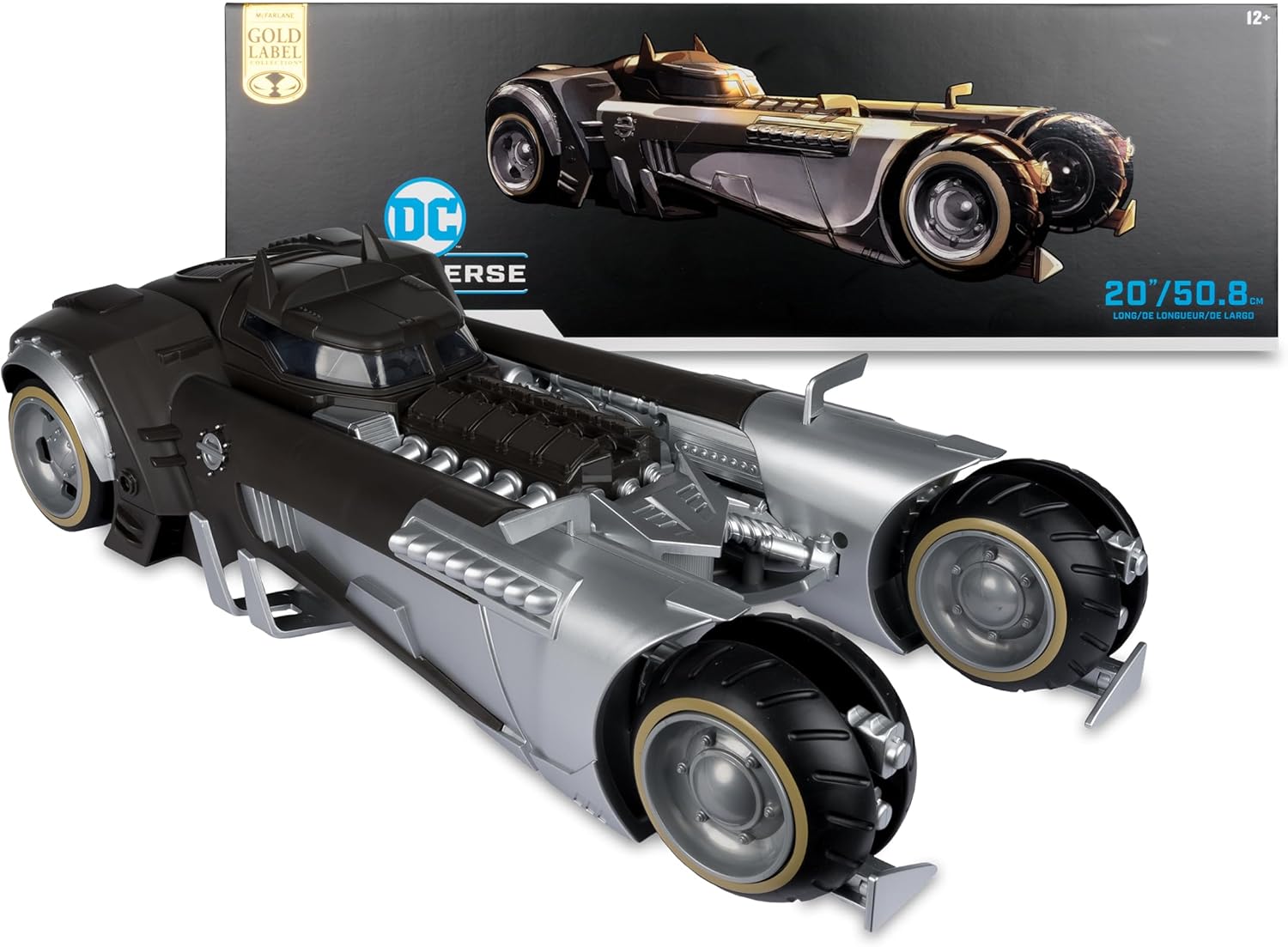 DC Multiverse Batmobile (Batman : White Knight) (Gold Label) 20"