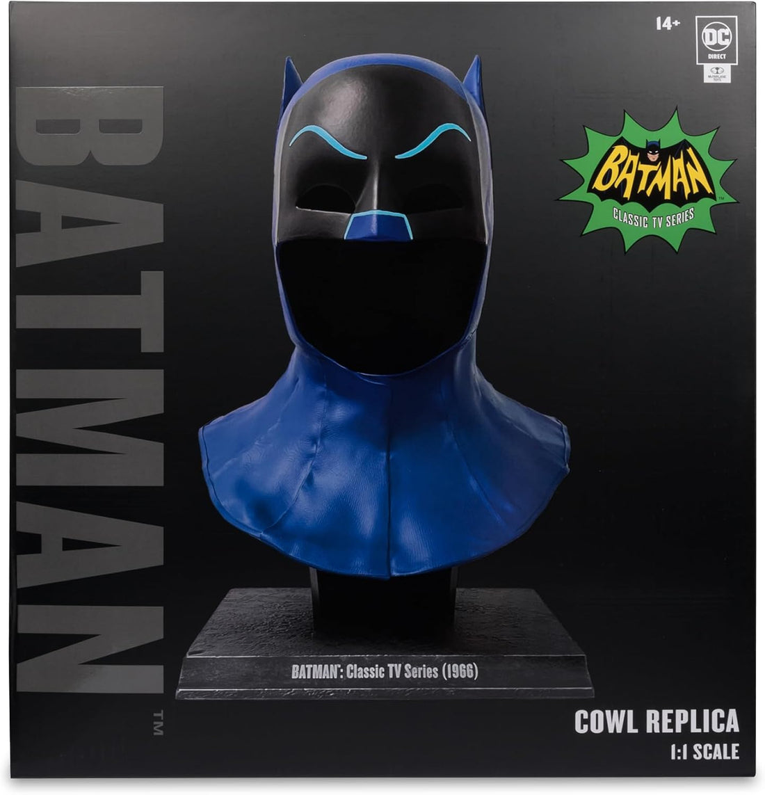 DC Direct Batman Classic TV Series (1966) Cowl Replica 1:1 (MASQUE) (NO FREE SHIPPING)