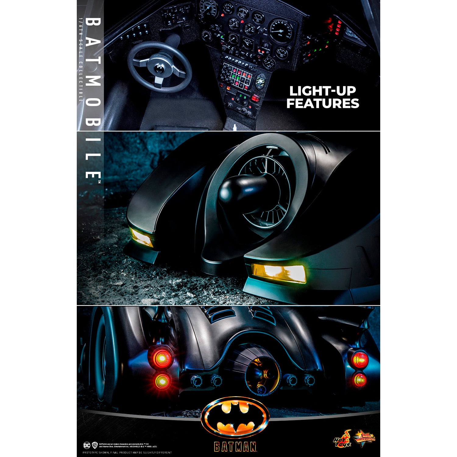 DC Batmobile 1989 1:6 Scale Figure Accessory