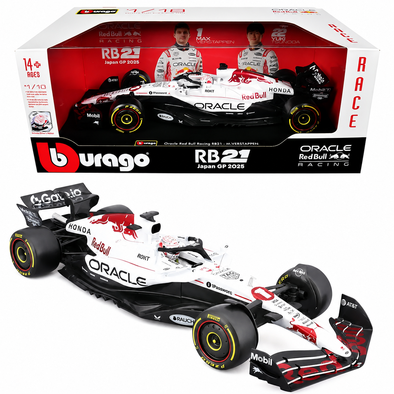 Bburago 1:18 Red Bull Racing RB21 