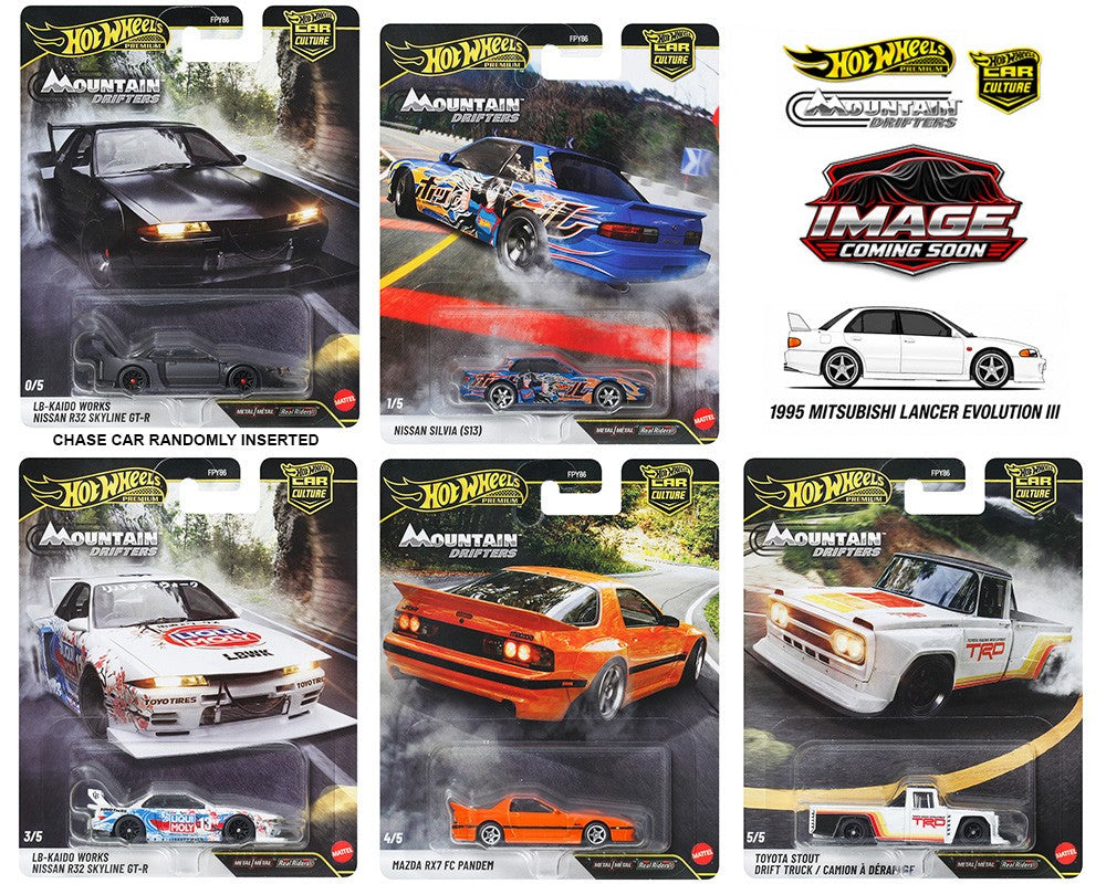 (PRE-ORDER 2027) Hot Wheels Premium1/64-Car Culture 2027 A Release – Mountain Drifters FPY86-962A