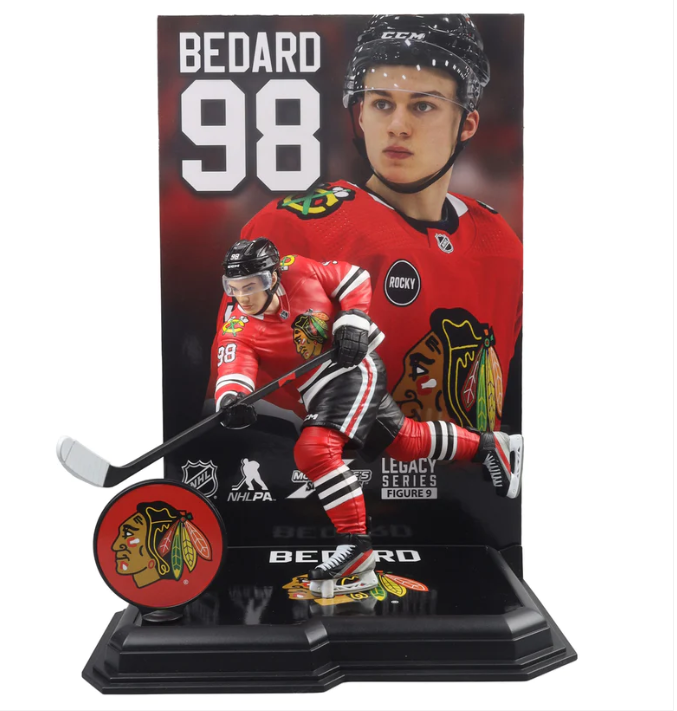 CONNOR BEDARD (CHICAGO BLACKHAWKS) NHL 7IN POSED FIGURE MCFARLANE&