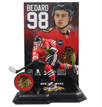 CONNOR BEDARD (CHICAGO BLACKHAWKS) NHL 7IN POSED FIGURE MCFARLANE&