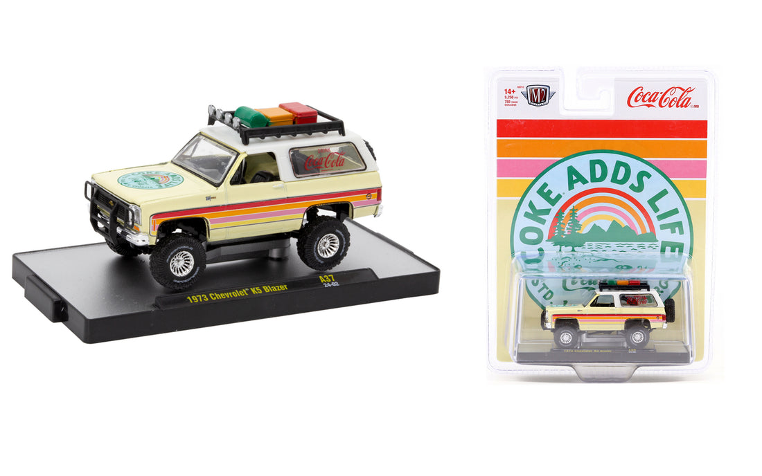 1973 CHEVORLET K5 BLAZER, Coca-Cola, (Échelle-Scale 1:64)