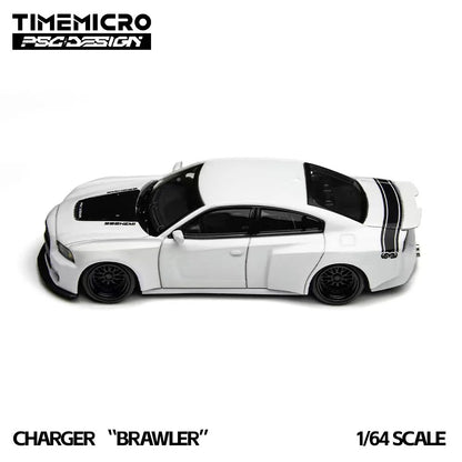Charger « Brawler » blanche TimeMicro × PSC Design 1:64 TM648205