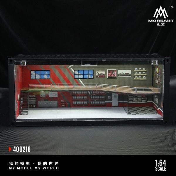 MoreArt 1/64 -Container series Lighting version scene simulation model - MO400218
