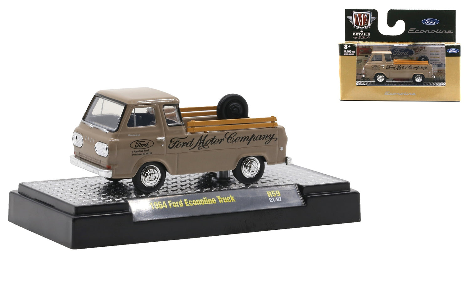 1964 Ford Econoline Truck – M2 Machines Detroit Muscle Release 59 (32600-59C)