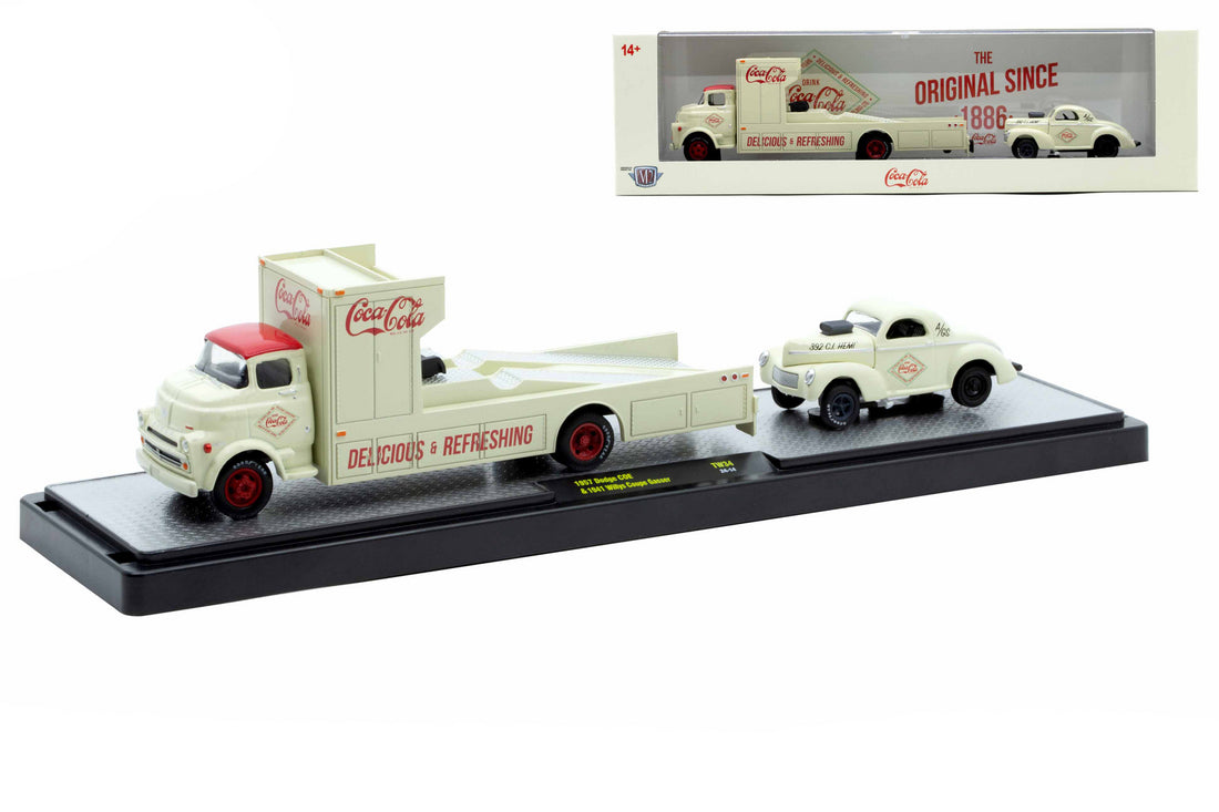 1957 Dodge COE &amp; 1941 Willys Coupe Gasser- Coca-Cola