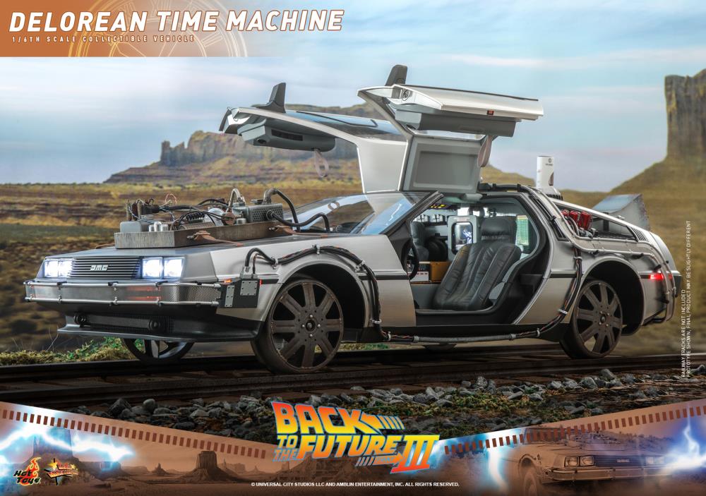 Back to the Future Part III DeLorean Time Machine 1/6th Scale
