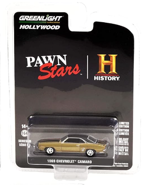 1969 Chevrolet Camaro Z/28 Gold Metallic with Black Top and Stripes "Pawn Stars" (2009) TV Series.