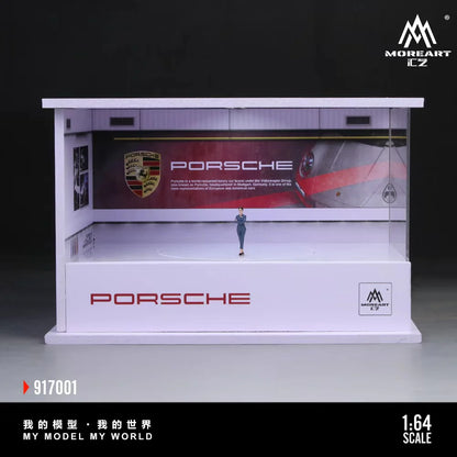 Porsche Turntable Showroom – Scène lumineuse 1:64 MoreArt MO917001