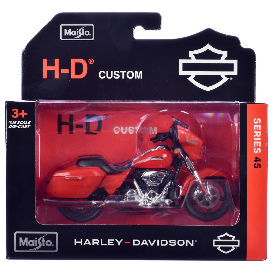 2024 Harley-Davidson Street Glide – Orange – Maisto 1:18 Series 45 – 31360-45-B