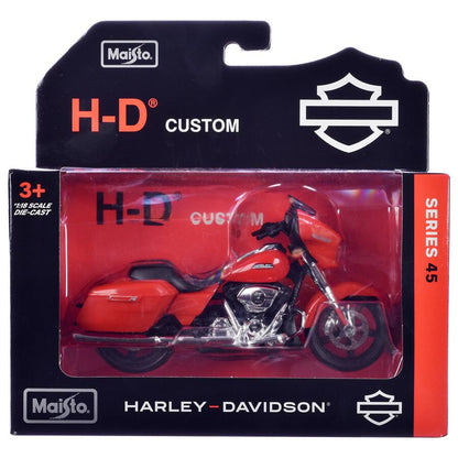 2024 Harley-Davidson Street Glide – Orange – Maisto 1:18 Series 45 – 31360-45-B