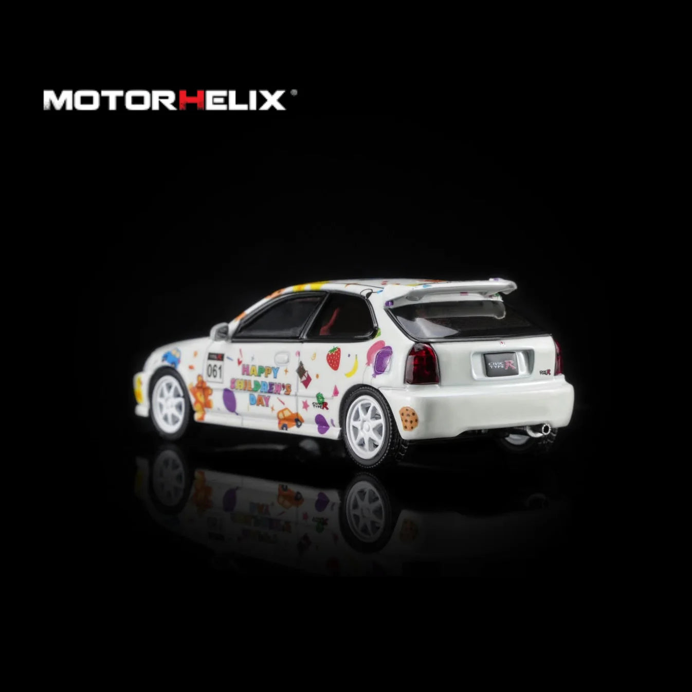 Honda Civic Type R EK9 Children’s Day Limited Edition Motorhelix 1:64 M65023