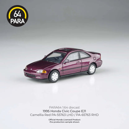 1995 Honda Civic Coupe EJ (Camellia Red Metallic)