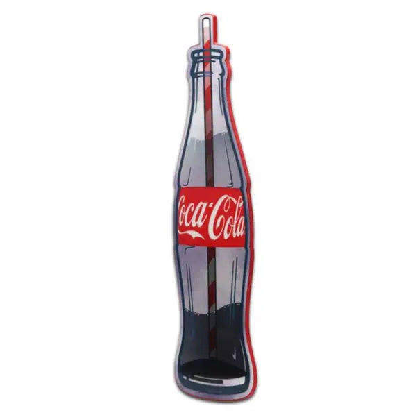 Coca-Cola Glass Bouteille 3D (Enseigne en Bois-Wood sign)