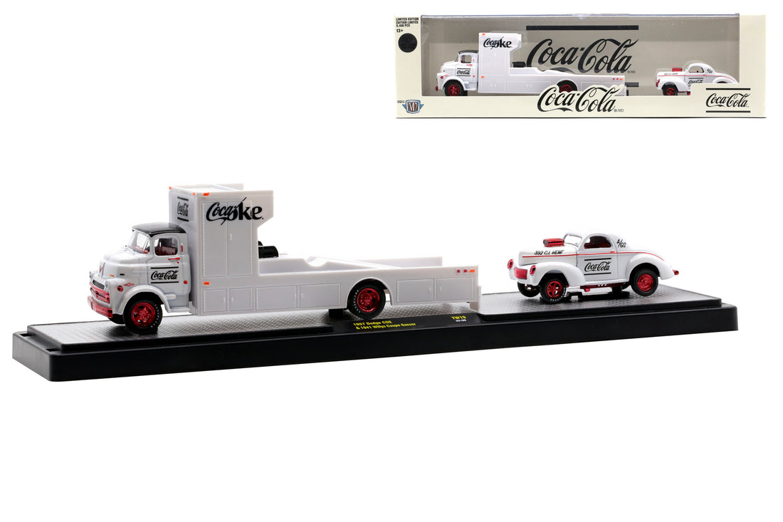 Chase Cars-Coca-Cola 1954 Dodge COE &amp; 1941 Willys Coupe Gasser