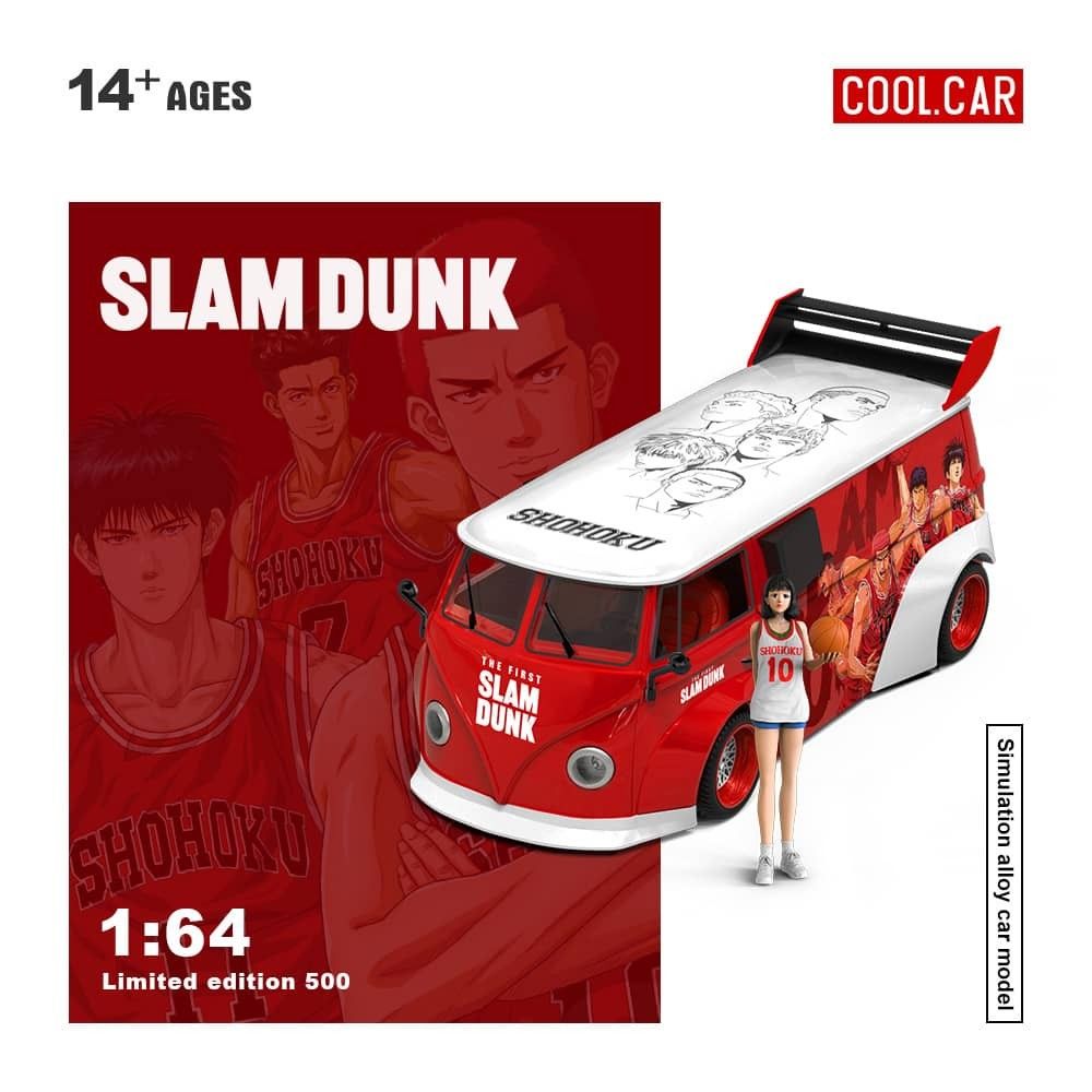 CoolCar 1:64- Volkswagen T1 w/Figurine- Slam Dunk CC642947-1