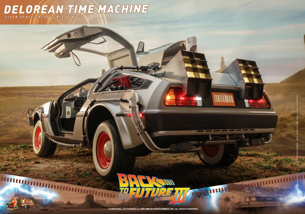 Back to the Future Part III DeLorean Time Machine 1/6th Scale