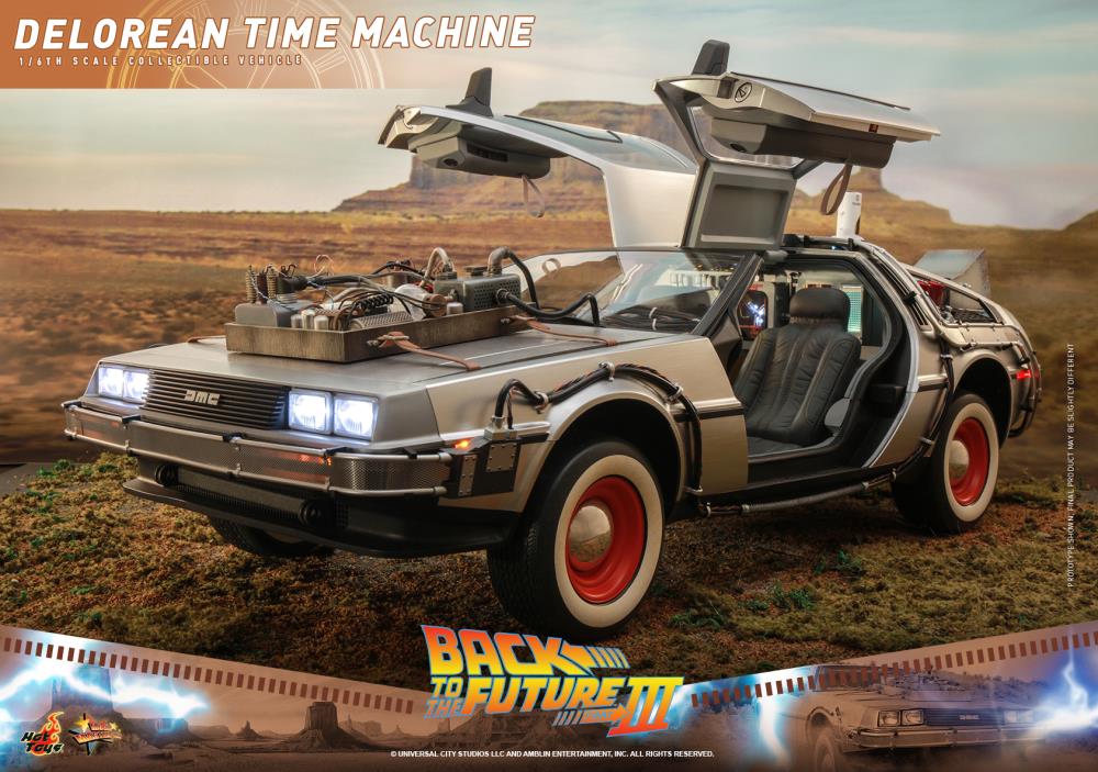 Back to the Future Part III DeLorean Time Machine 1/6th Scale