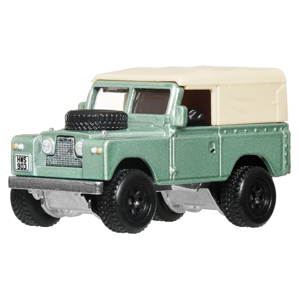 Hot Wheels Car Culture 1:64 Fraser’s Land Rover Series II – 10th Anniversary 2026 Road Trip JKF06
